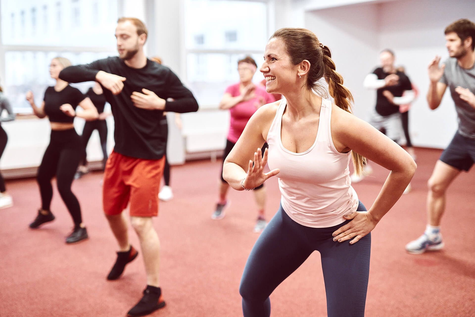 Gruppenkurs im Premium Fitnessstudio activsports in Halle